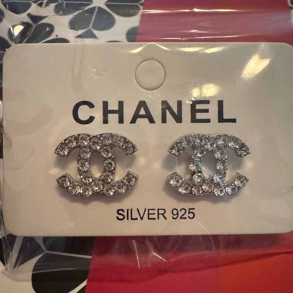 925 Silver Crystal Earrings